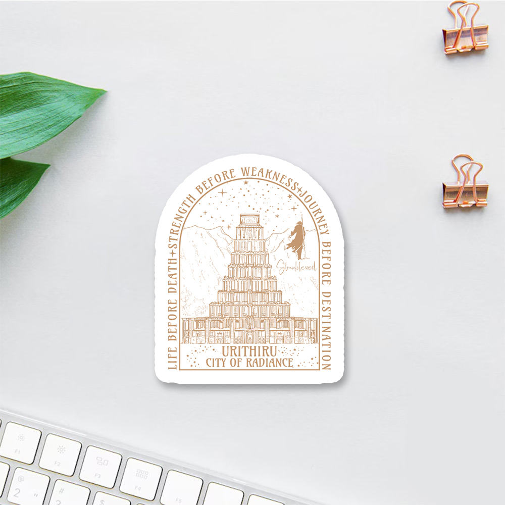 Pagewings Life Before Death Strength Before Weaknes Sticker