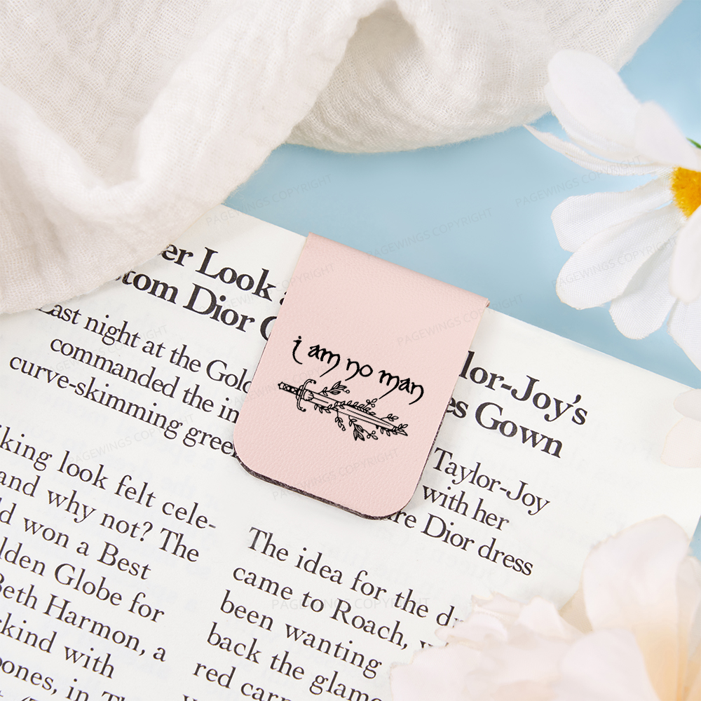 Pagewings I Am No Man Magnetic Bookmark