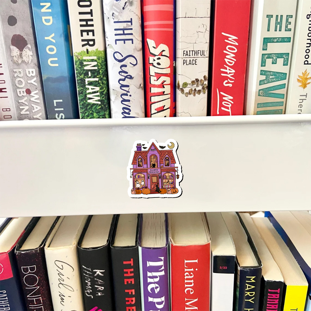 Pagewings Haunted Bookstore Fridge Magnet