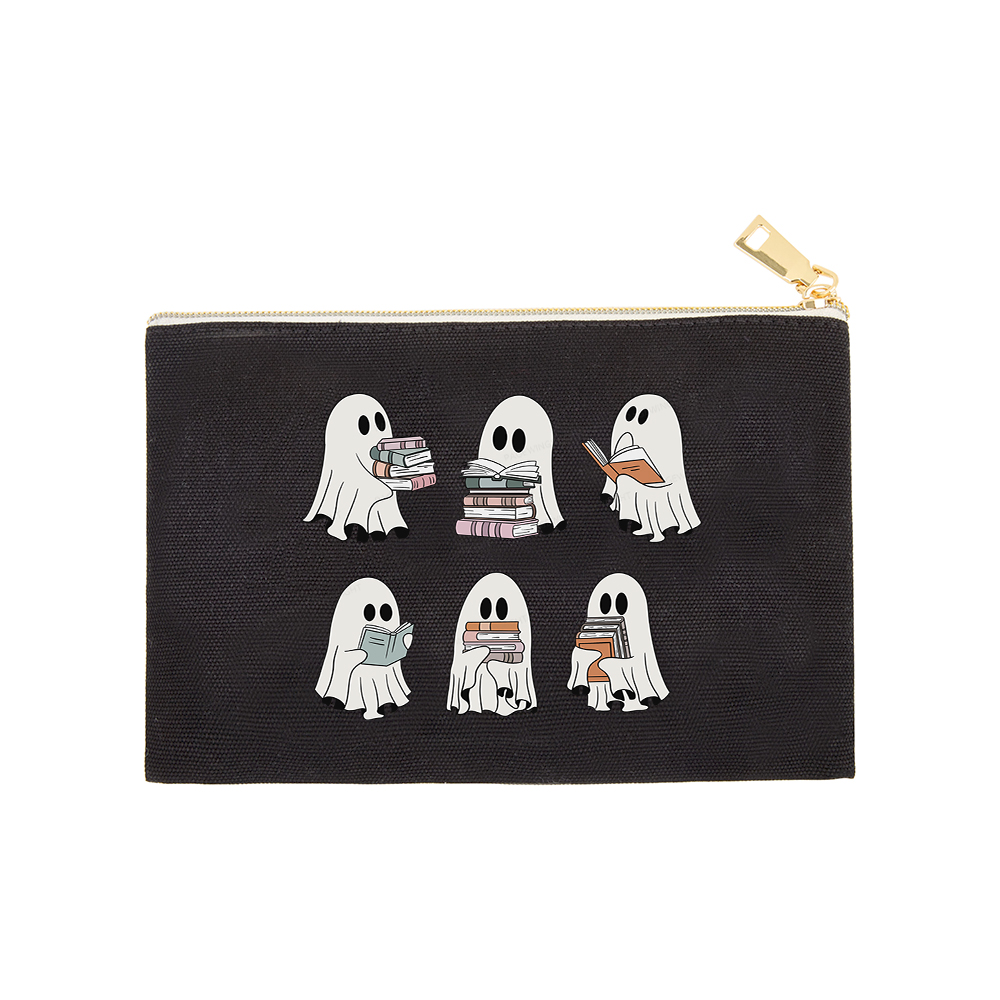 Pagewings Ghost Reading Halloween Pouch