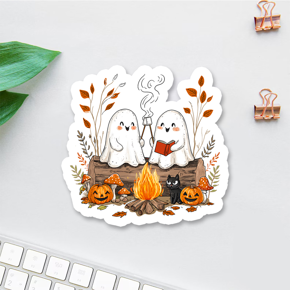 Pagewings Cute Ghost Halloween Sticker