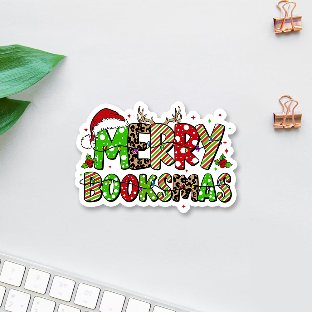 Pagewings Merry Booksmas Sticker