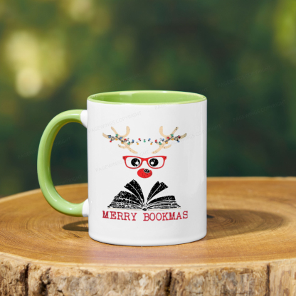 Pagewings Christmas Reindeer Reading Mug