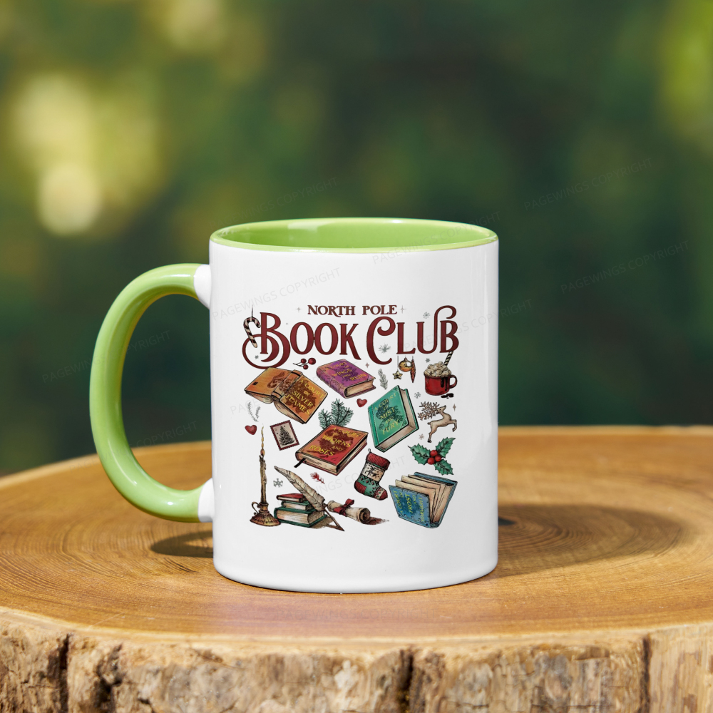 Pagewings SJM Book Club Christmas Mug