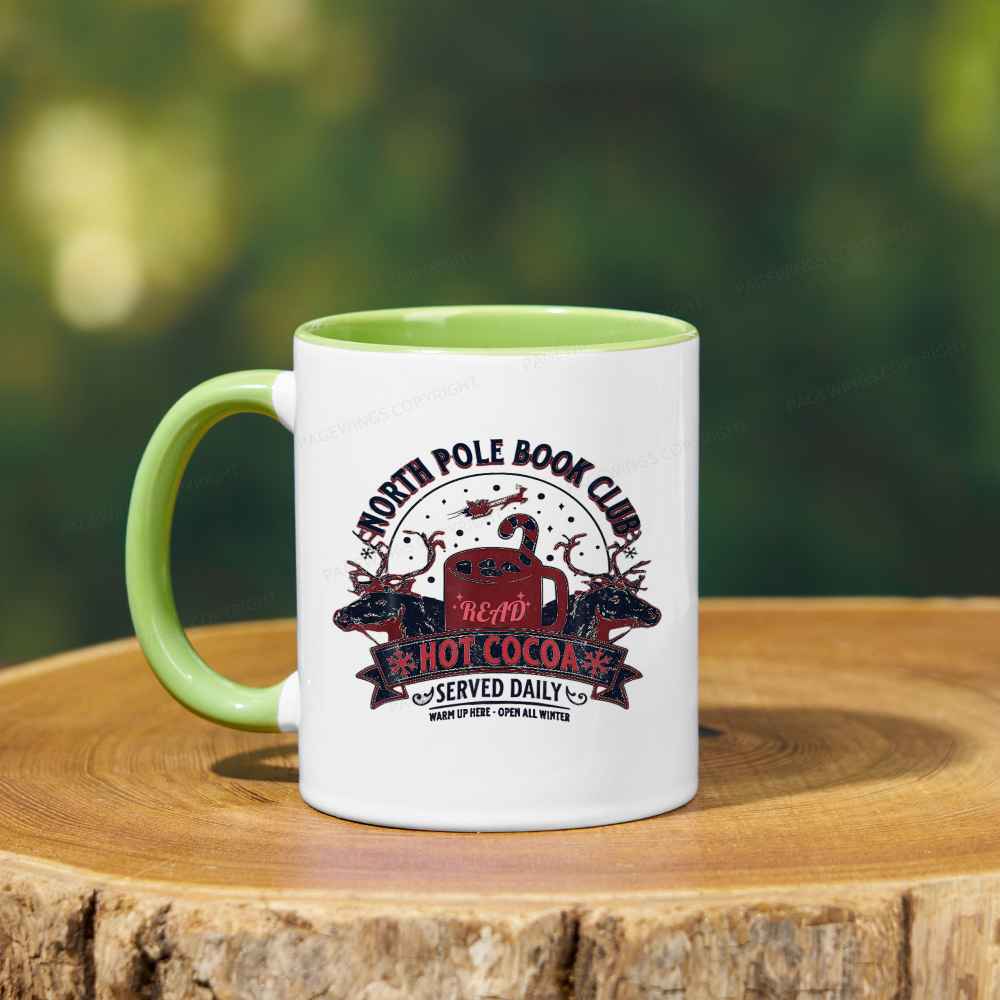 Pagewings North Pole Book Club Mug