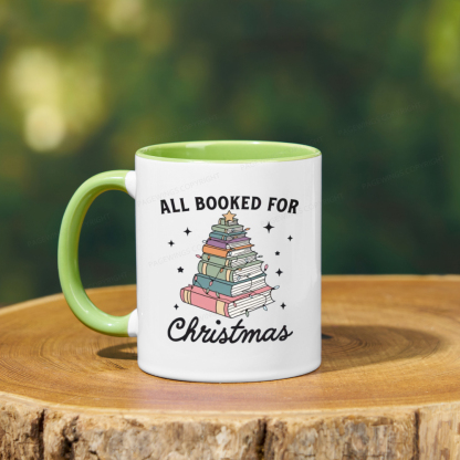 Pagewings All Booked For Christmas Mug