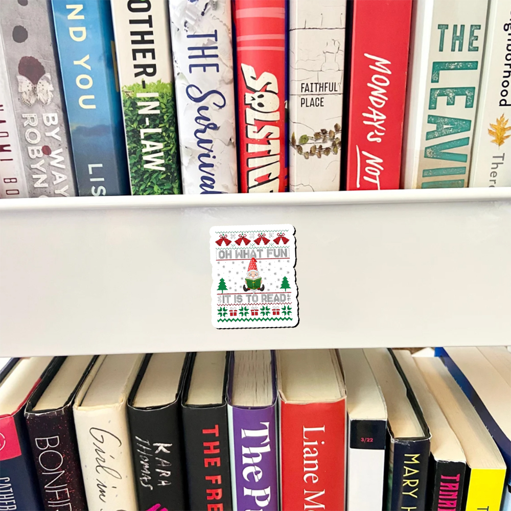 Pagewings Oh What Fun It Is To Read Fridge Magnet