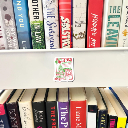 Pagewings Bookish Christma Fridge Magnet