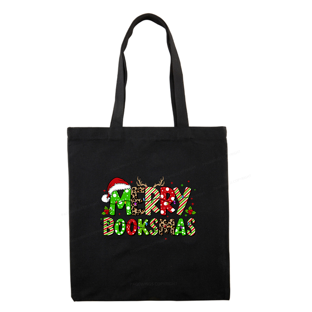 Pagewings Merry Booksmas Tote Bag