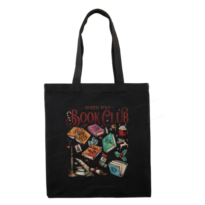 Pagewings SJM Book Club Christmas Tote Bag