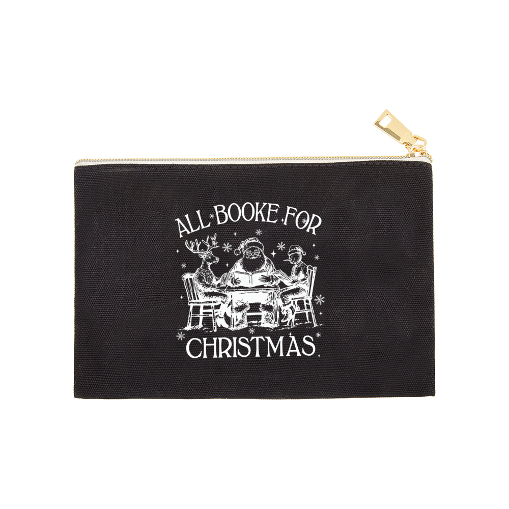 Pagewings Retro All Booked For Christmas Pouch