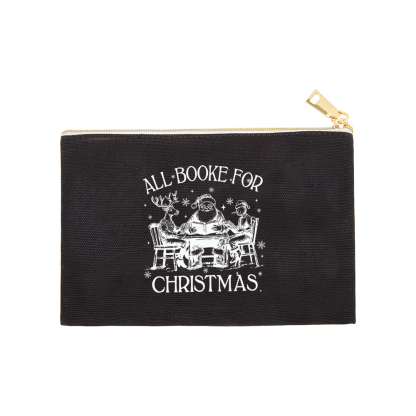 Pagewings Retro All Booked For Christmas Pouch