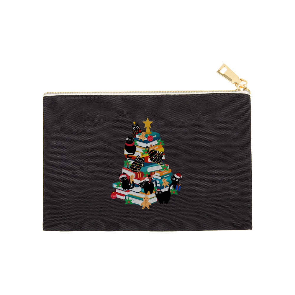 Pagewings Cute Cats Books Christmas Tree Pouch