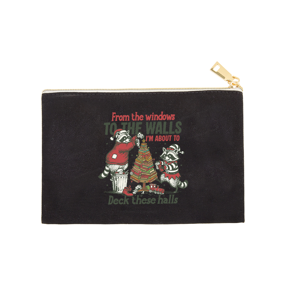 Pagewings I'm About To Deck These Halls Christmas Pouch