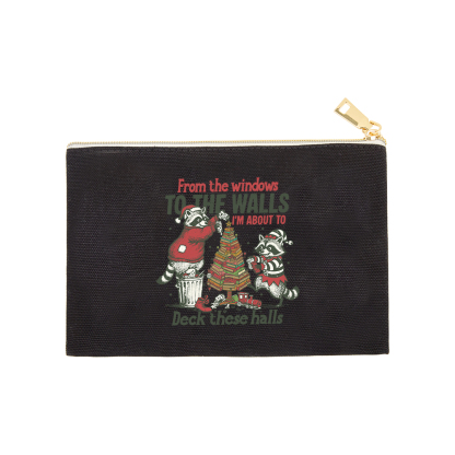 Pagewings I'm About To Deck These Halls Christmas Pouch