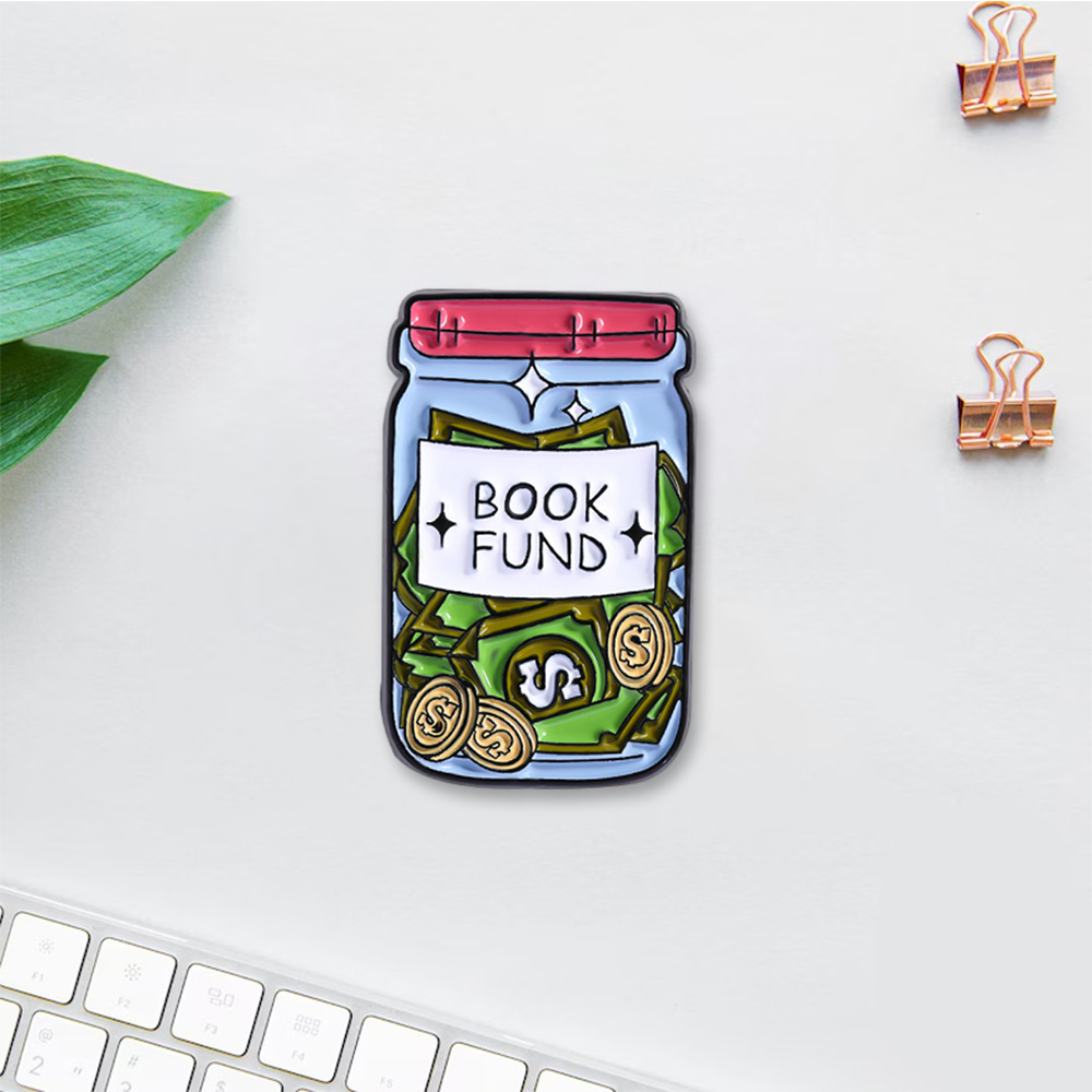 Pagewings Book Fund Enamel Pin Badge