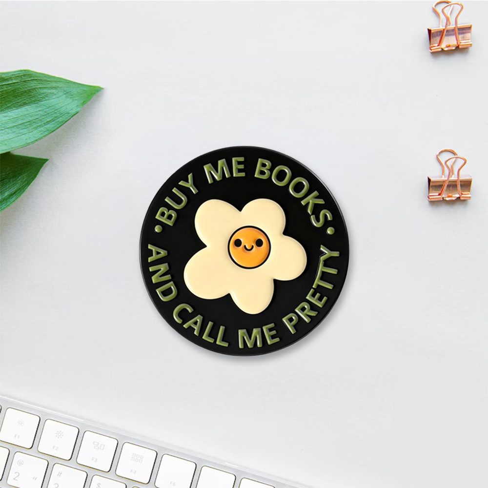 Pagewings Buy Me Books And Call Me Pretty Enamel Pin Badge