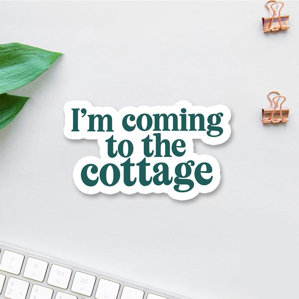 Pagewings I'm Coming To The Cottage Sticker