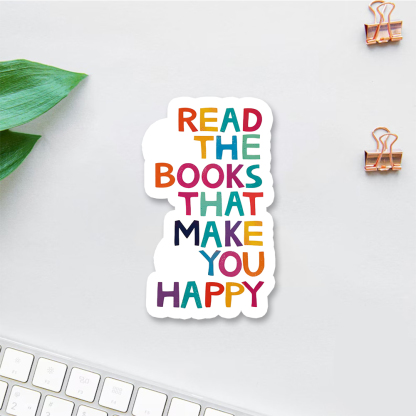 Pagewings Read The Books That Make You Happy Sticker