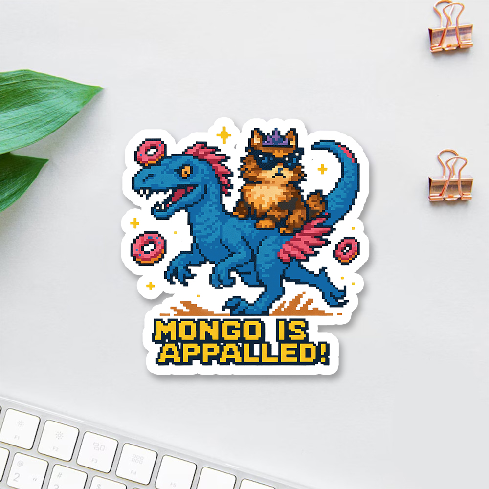 Pagewings Mongo Is Appalled Sticker