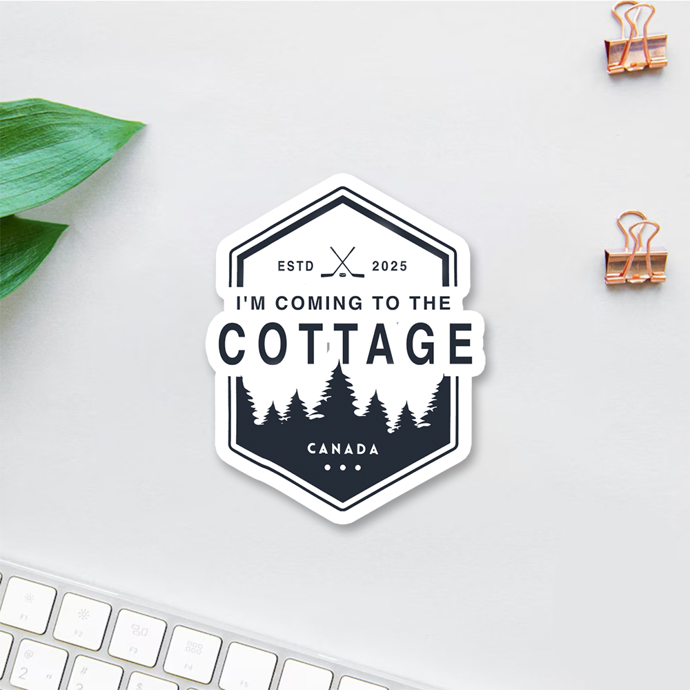 Pagewings Coming To The Cottage Sticker