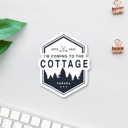 Pagewings Coming To The Cottage Sticker