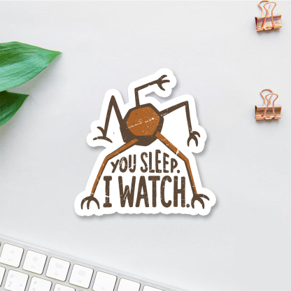 Pagewings You Sleep I Watch Sticker