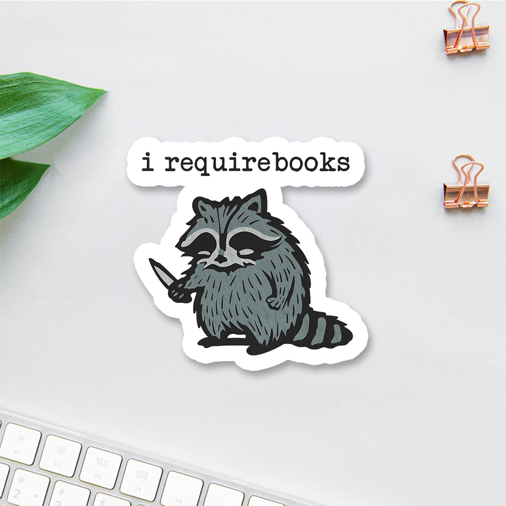Pagewings I Require Books Sticker