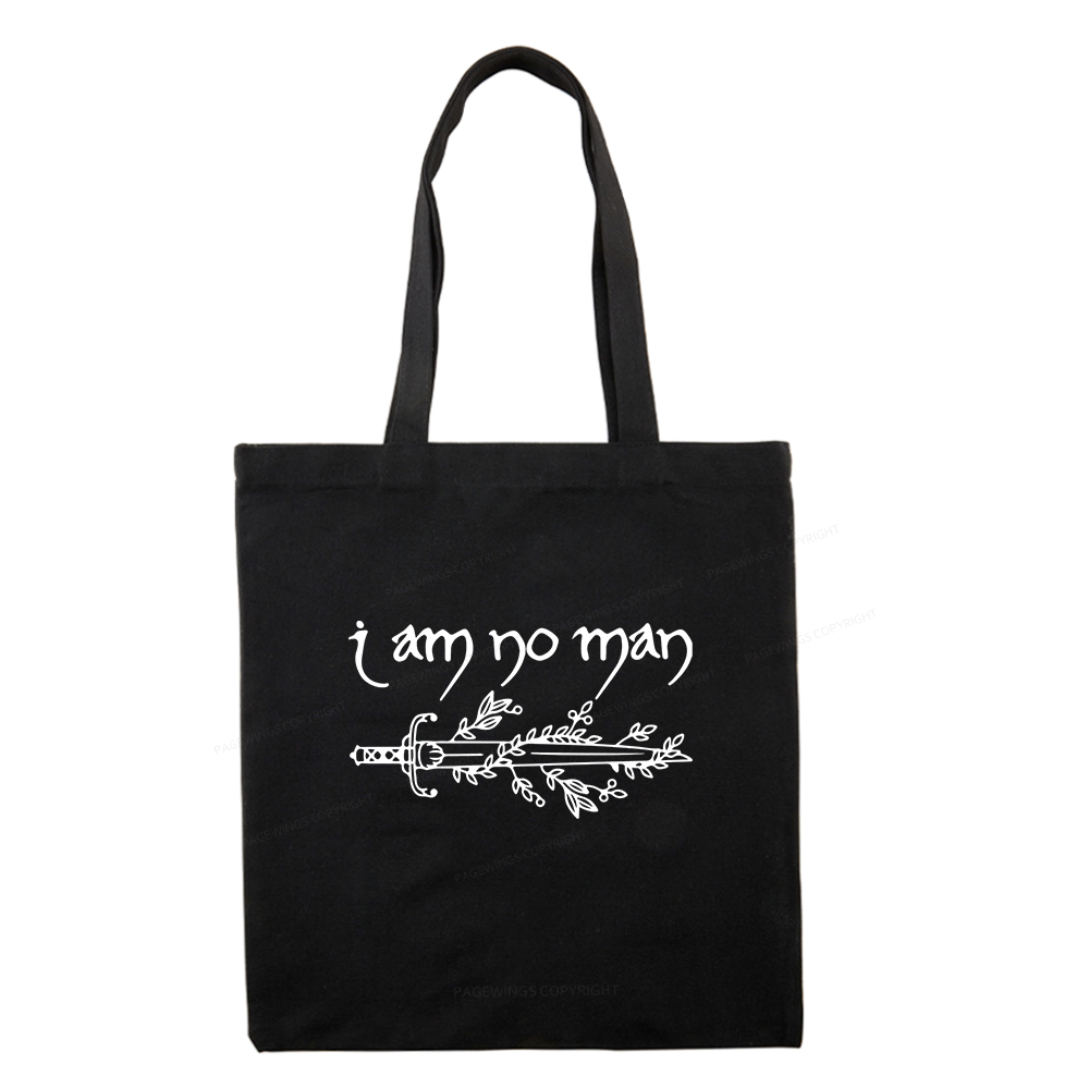 Pagewings I Am No Man Tote Bag