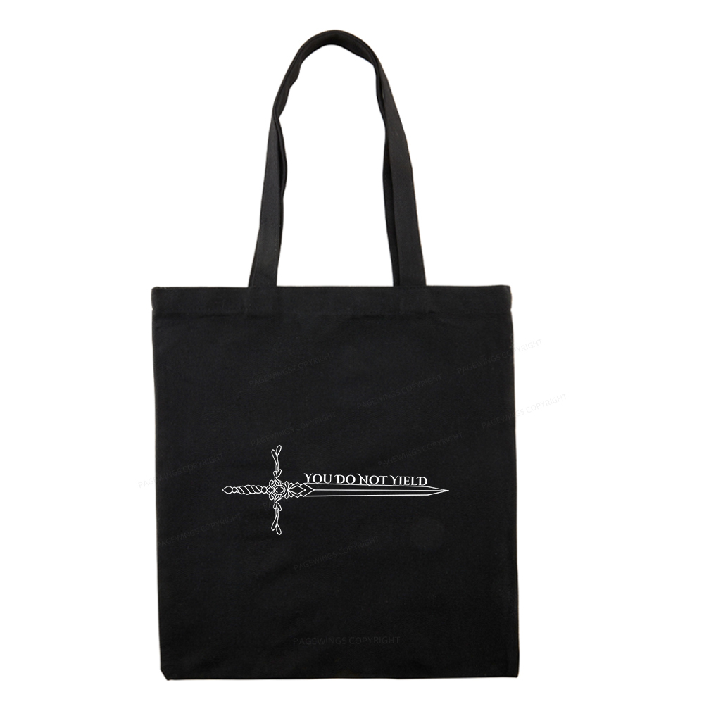 Pagewings You Do Not Yield Tote Bag