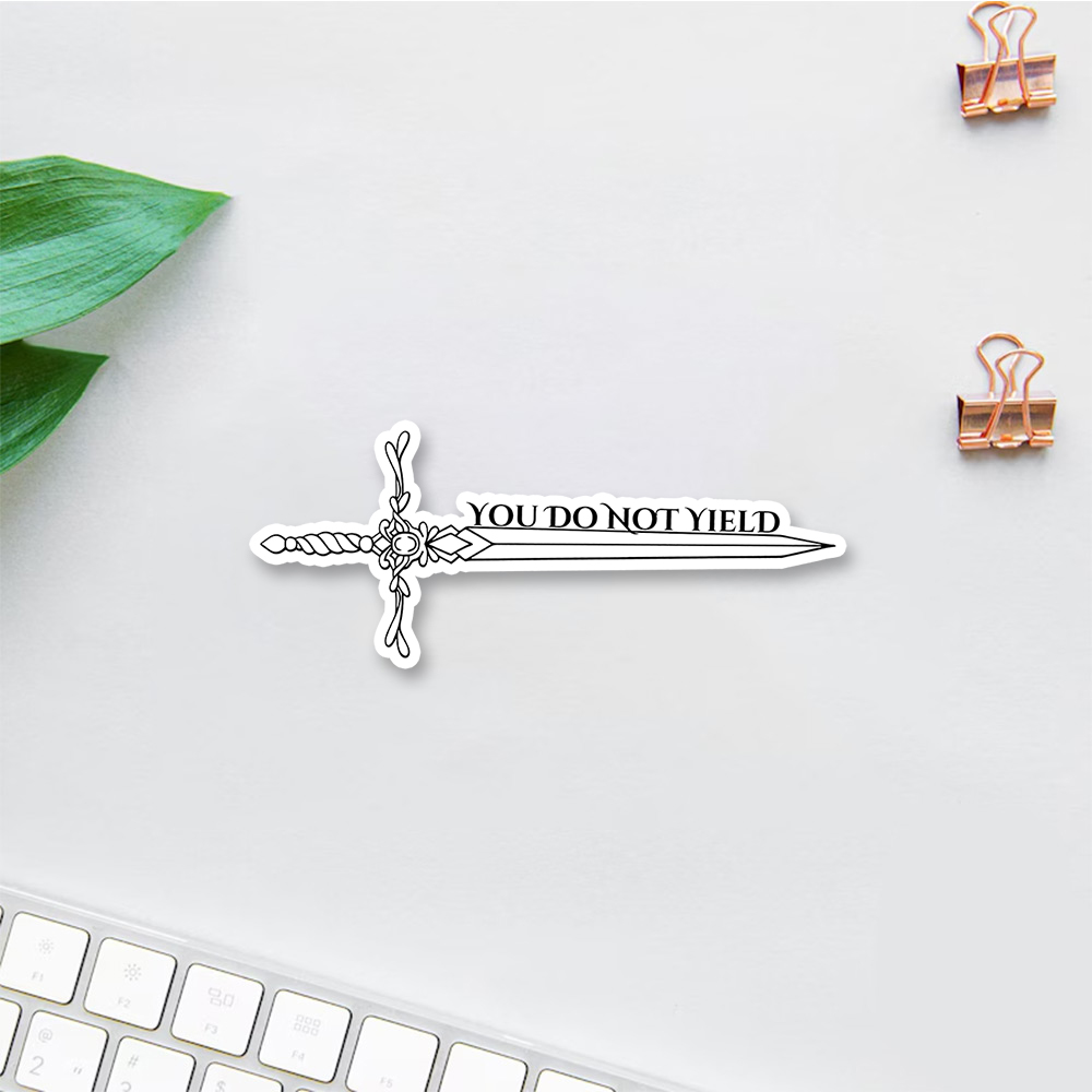 Pagewings You Do Not Yield Sticker