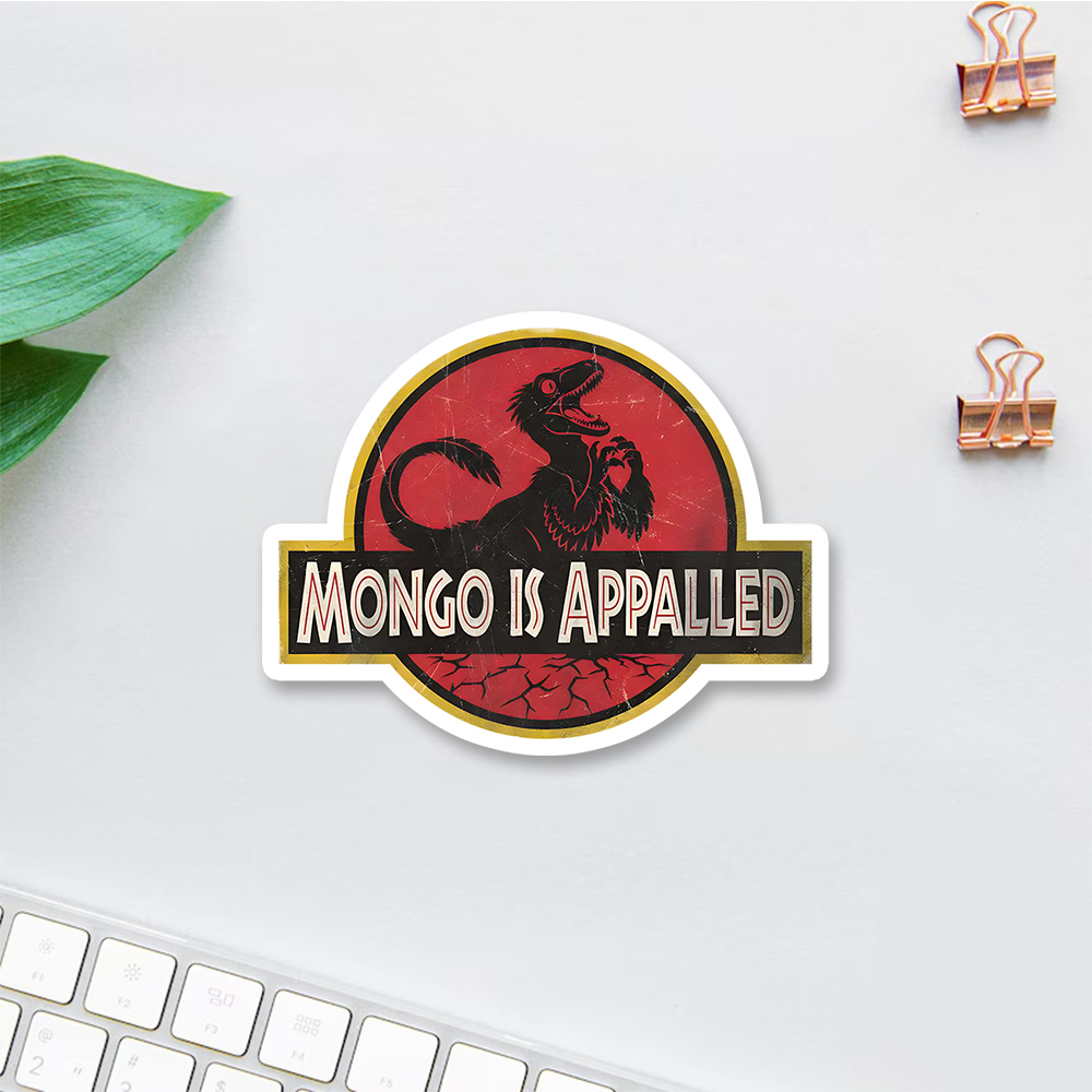 Pagewings Mongo Is Appalled Sticker
