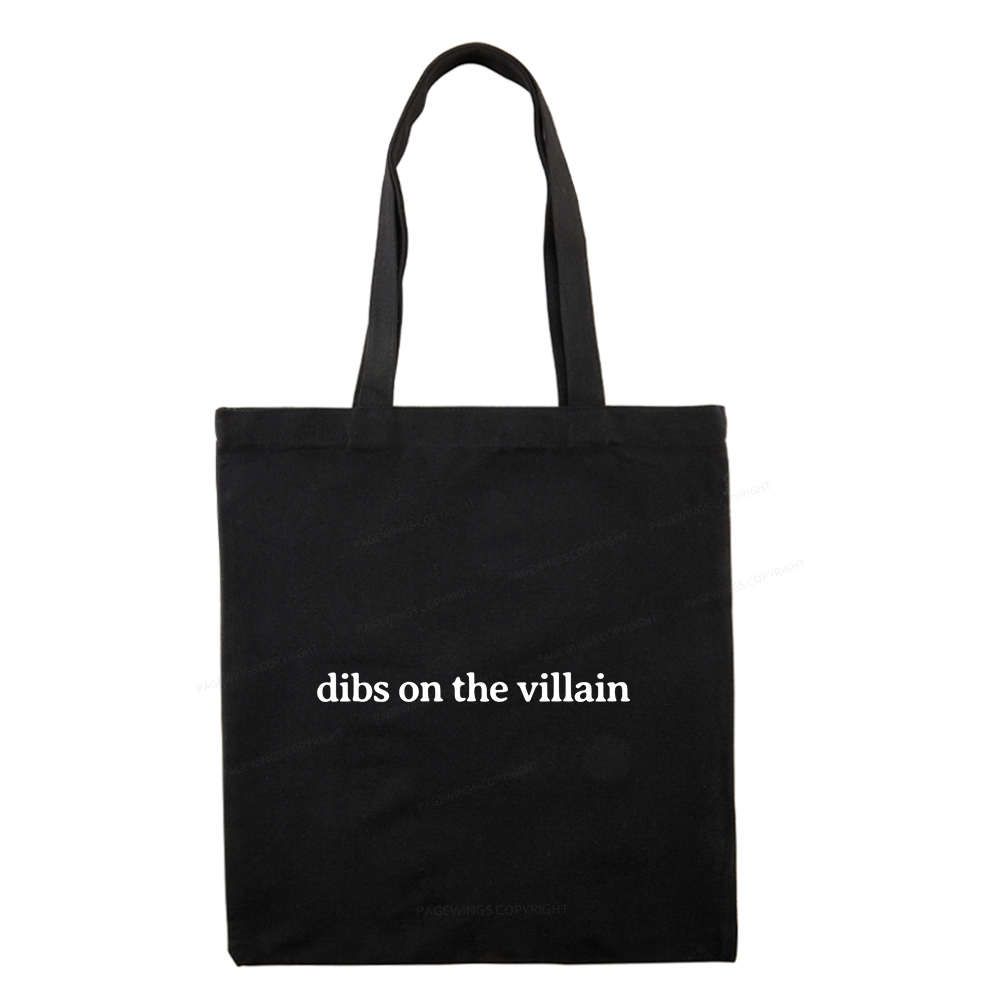 Pagewings Dibs On The Villain Tote Bag