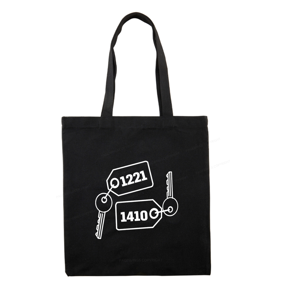 Pagewings Room Numbers Tote Bag