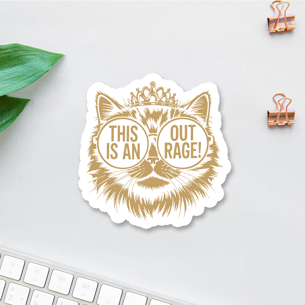 Pagewings This Is An Outrage Sticker