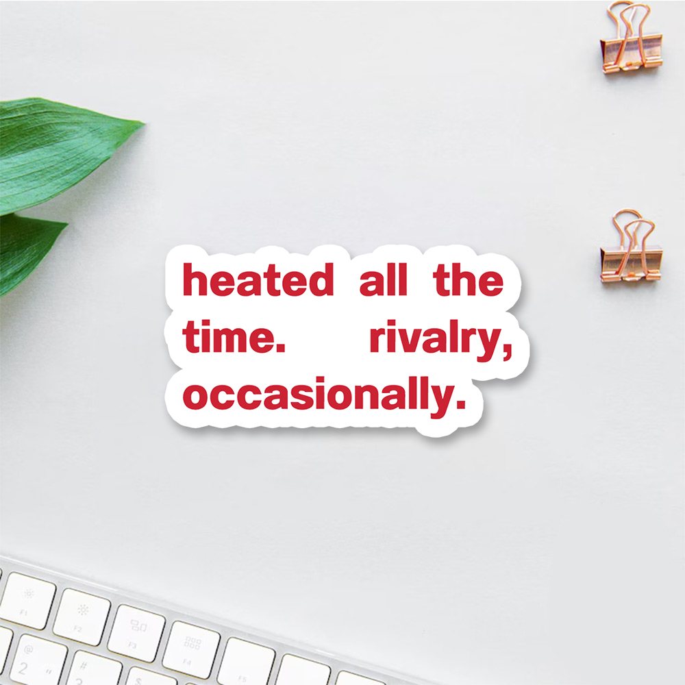 Pagewings The Time Rivalry Occasionally Sticker