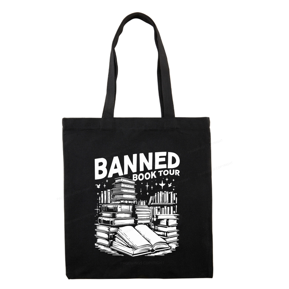 Pagewings Banned Books Tour Tote Bag