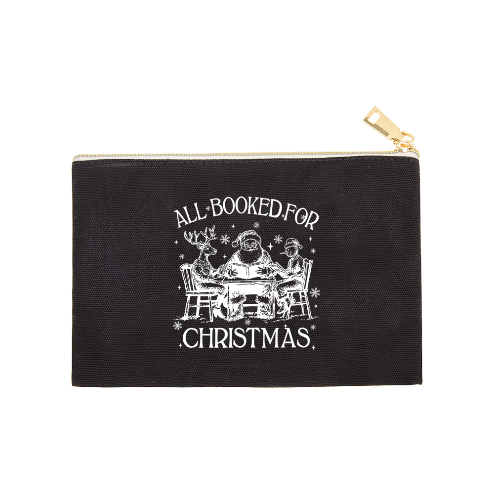 Pagewings Retro All Booked For Christmas Pouch