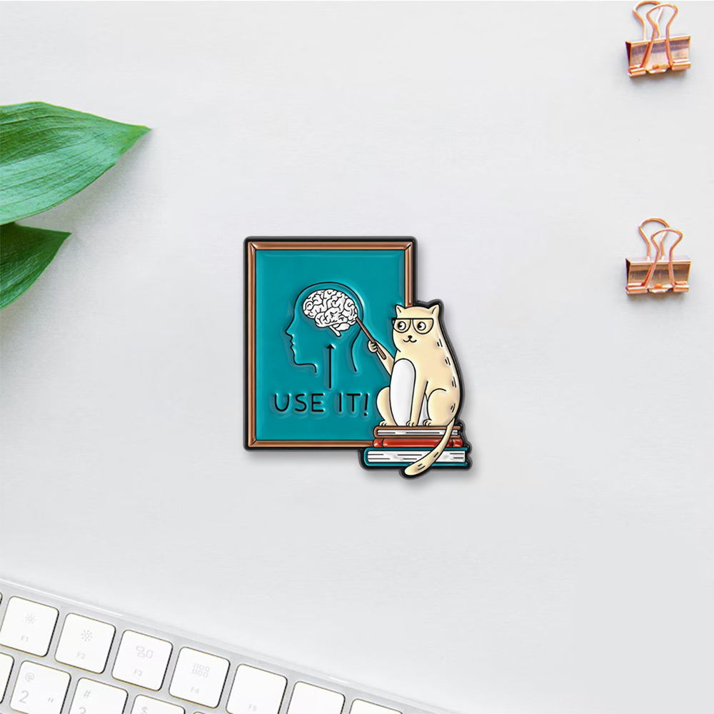 Pagewings Use It Enamel Pin Badge