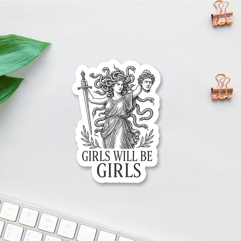 Pagewings Girls Will Be Girls Sticker