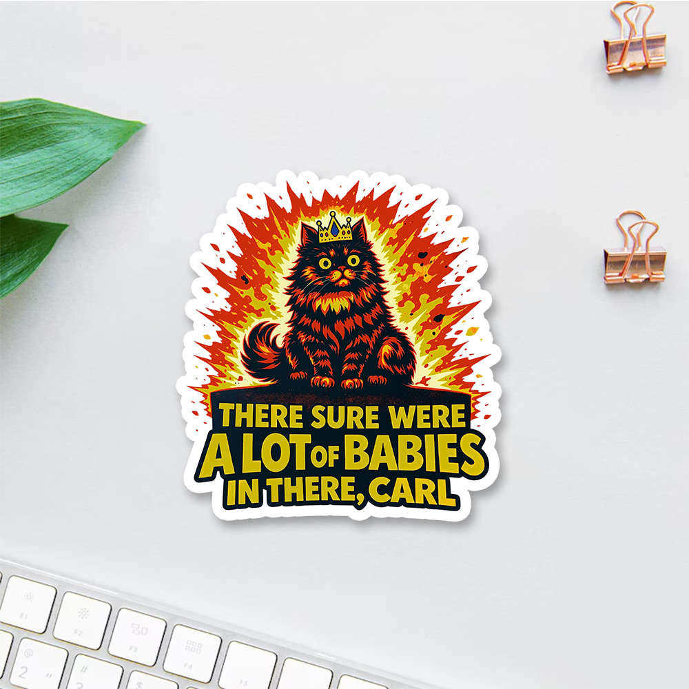 Pagewings A Lot Of Babies In There Sticker