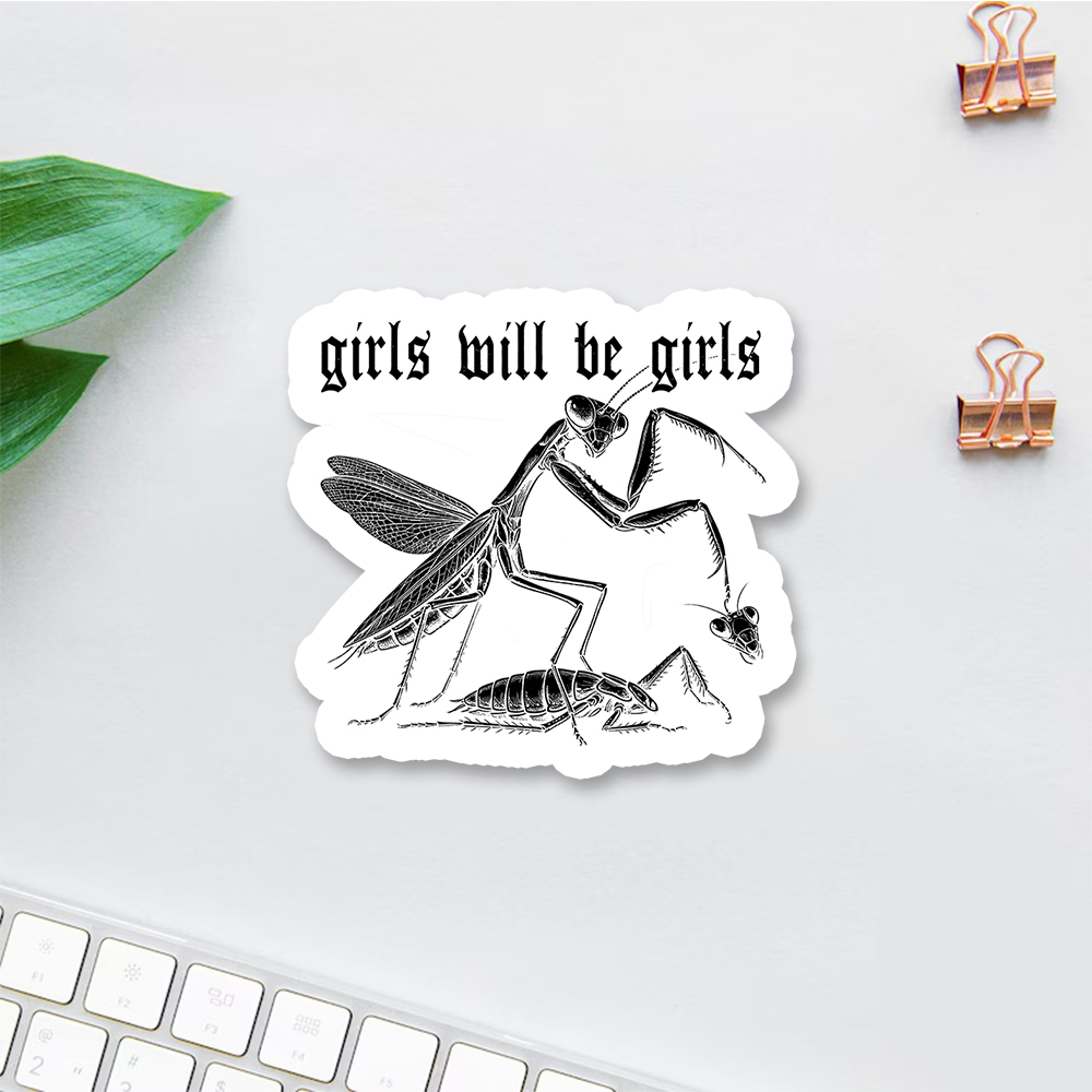 Pagewings Girls Will Be Girls Sticker