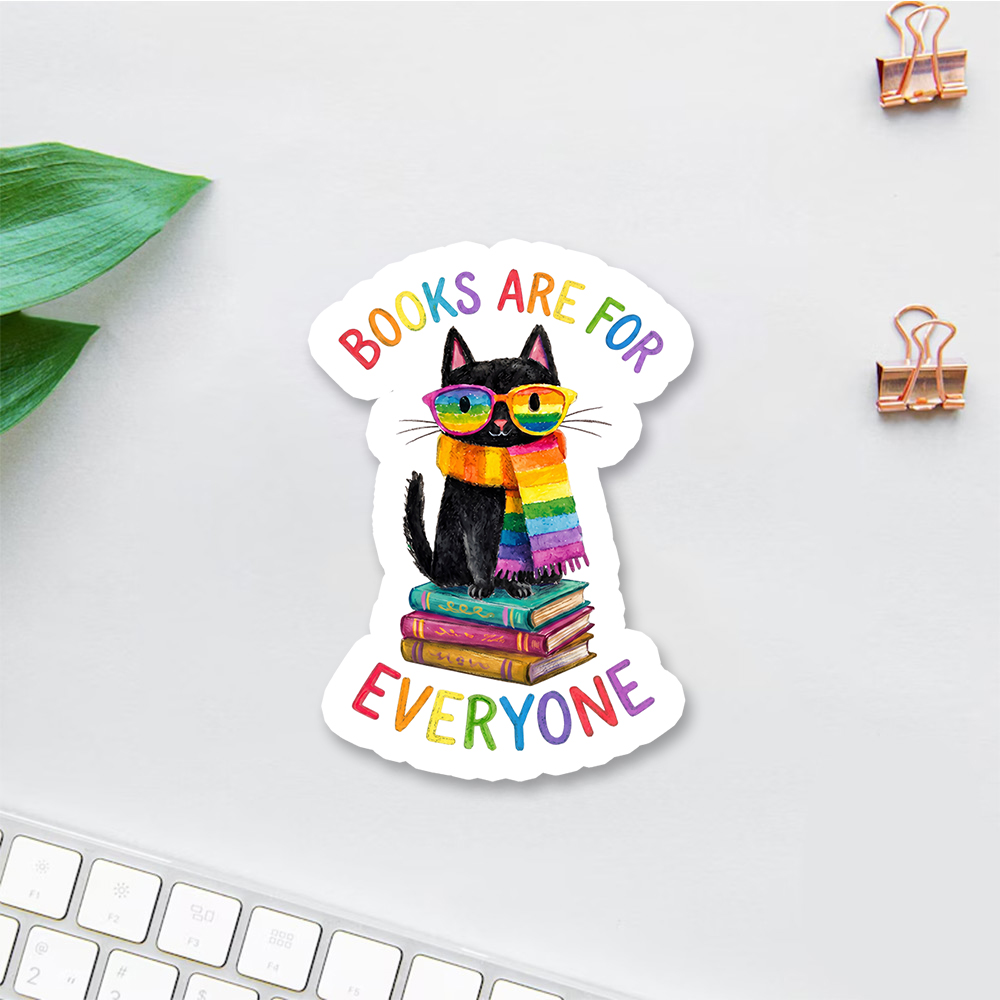 Pagewings Books Are For Everyone Sticker