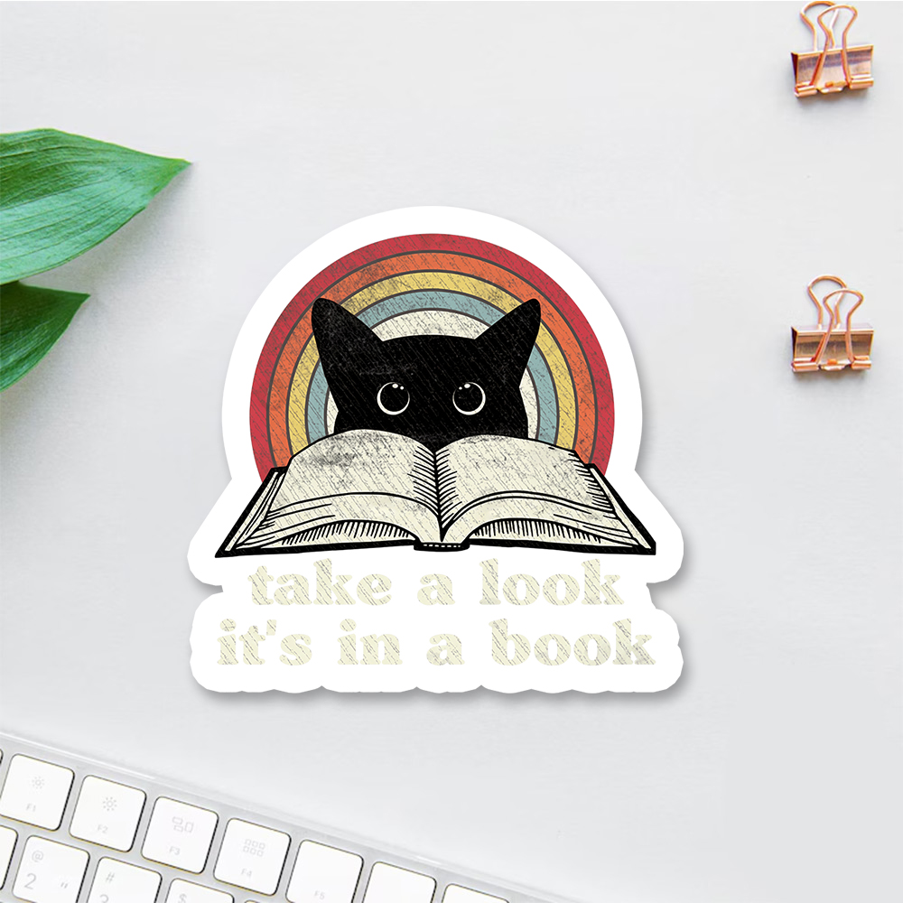 Pagewings Take A Look Its In A Book Sticker