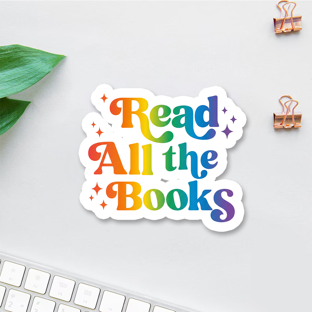 Pagewings Read All the Books Sticker