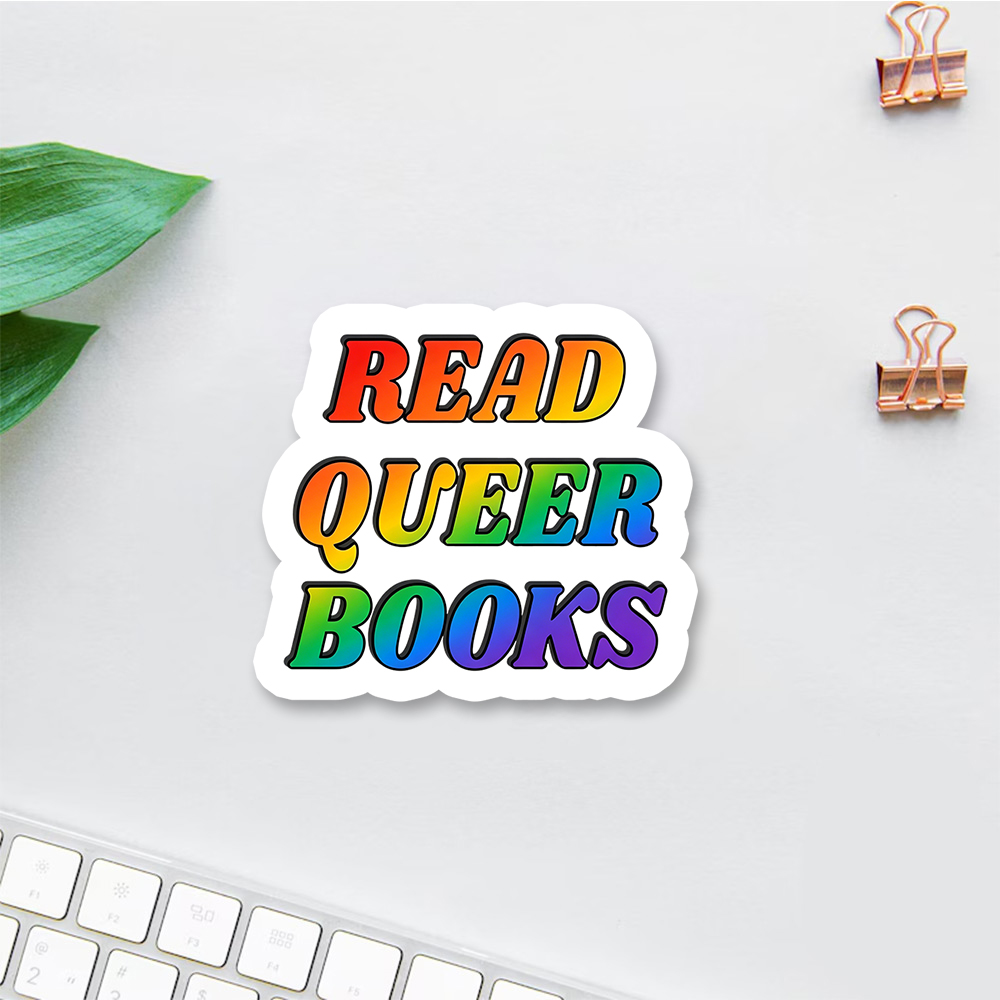Pagewings Queer Books Sticker
