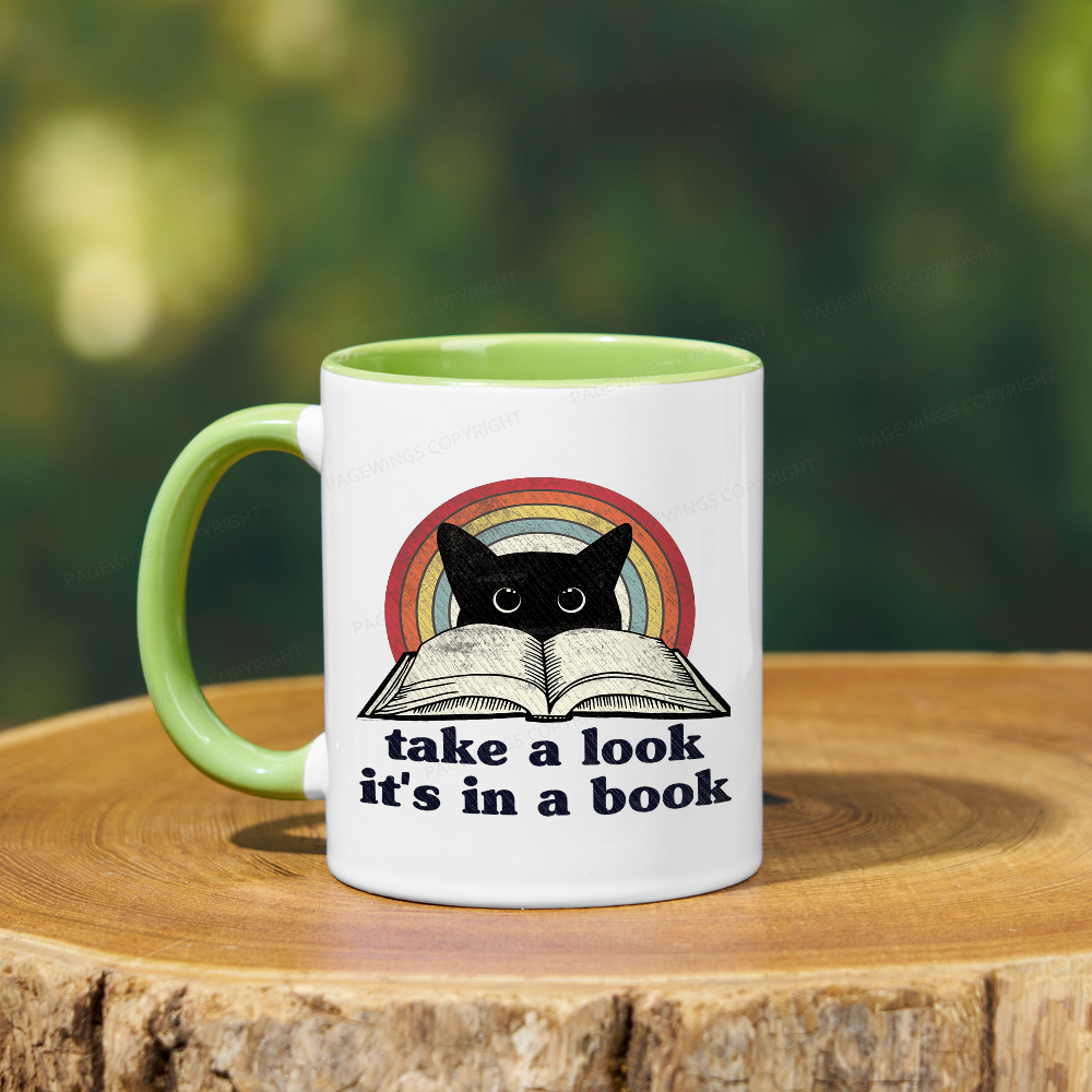 Pagewings Take A Look Its In A Book Mug