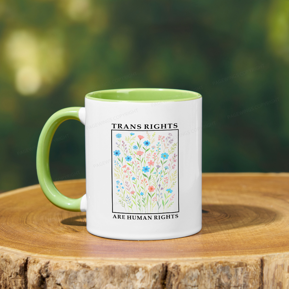Pagewings Trans Rights Are Human Rights Mug