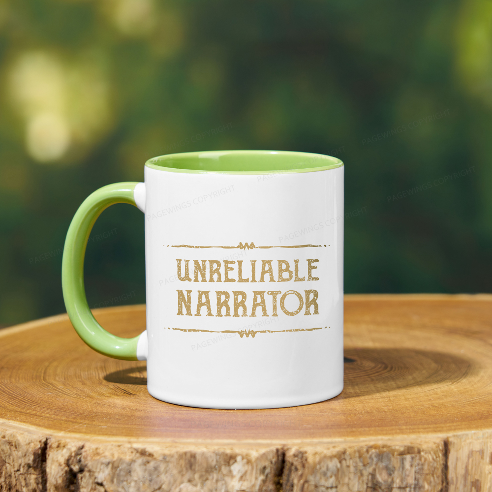 Pagewings Unreliable Narrator Mug
