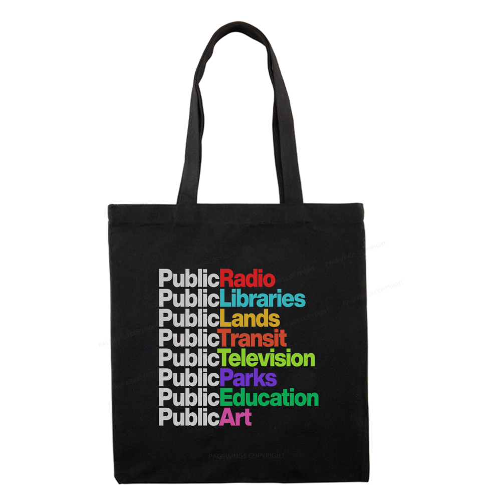 Pagewings Public Libraries Tote Bag